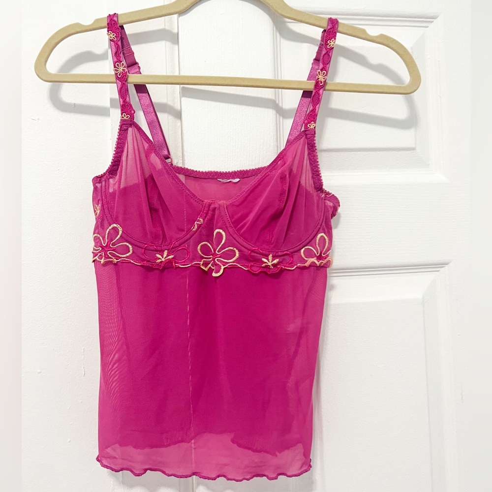 Vintage Sheer Corset Top
